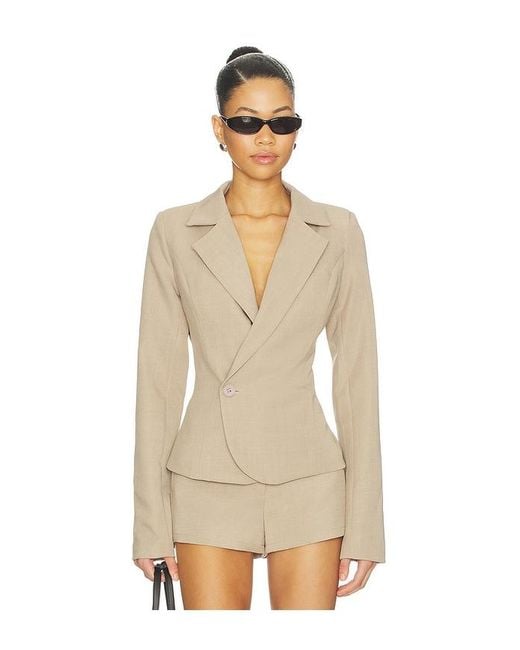 SNDY'S Natural Liana Cinch Blazer