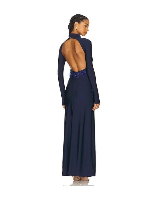 Mariandree Gaitan Blue Mariel Dress