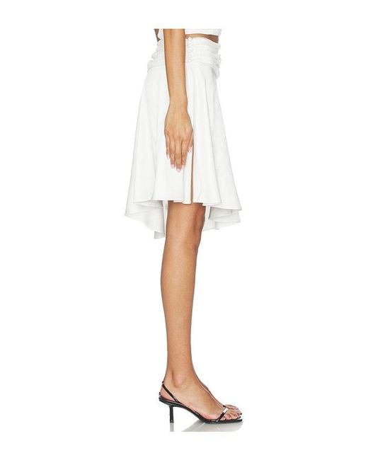 MAJORELLE White Celeste Skirt