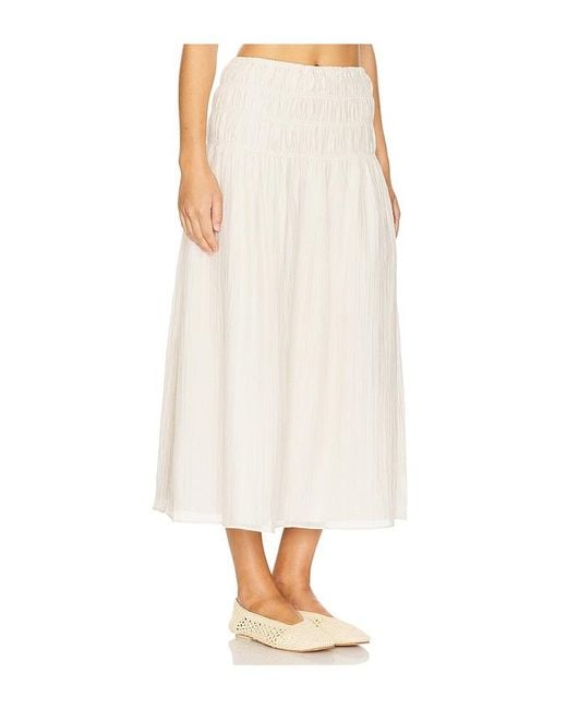 LPA Emelia Skirt White