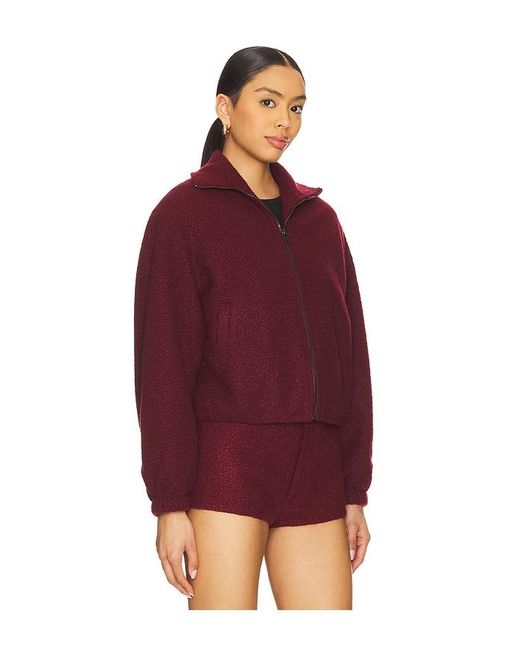 Amanda Uprichard Red X Revolve Como Bomber Jacket