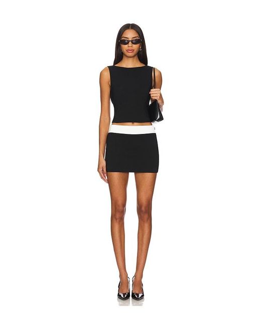 Lovers + Friends Black Sutton Top