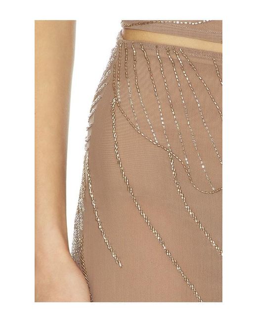 Nbd White Tanuja Maxi Skirt