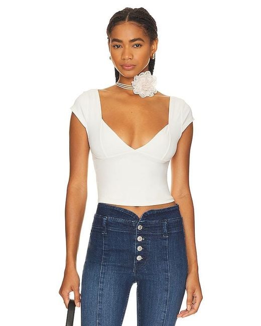 Free People Blue X Intimately Fp Duo Corset Cami