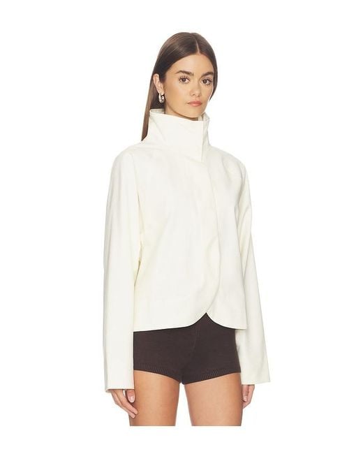 Lovers + Friends White Lucia Jacket