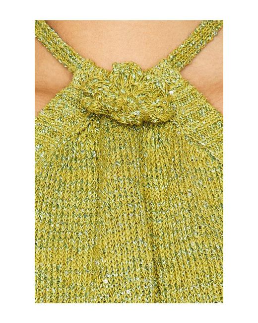 Asta Resort Green Teresa Scarf Top