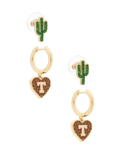 Set Pendientes University Of Texas BaubleBar de color Multicolor