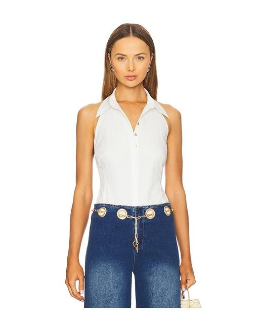 Cult Gaia Blue Gwen Top