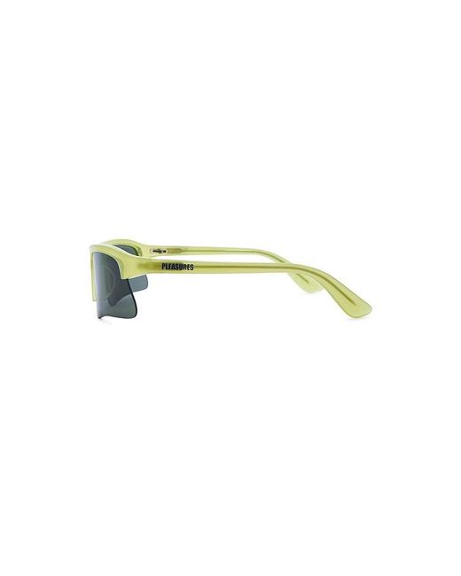 Pleasures Green Boiler Room Active Sunglasses for men