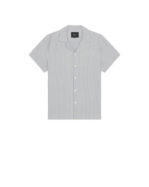 Rails Gray Amalfi Camp Collared Shirt for men