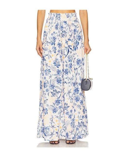 Agua Bendita White Jenna Maxi Skirt
