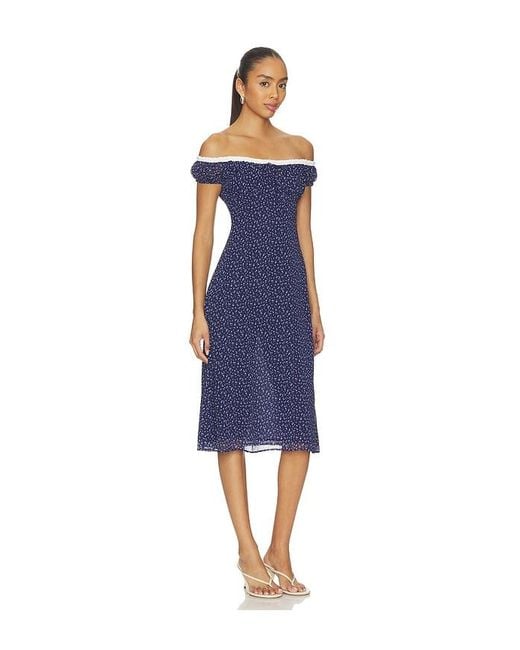 GUIZIO Blue Rocello Dress