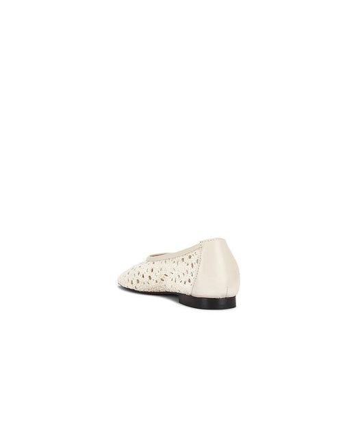 Madewell White Mylie Glove Flat