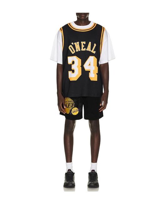 Mitchell & Ness Black Nba Los Angeles Lakers Best for men