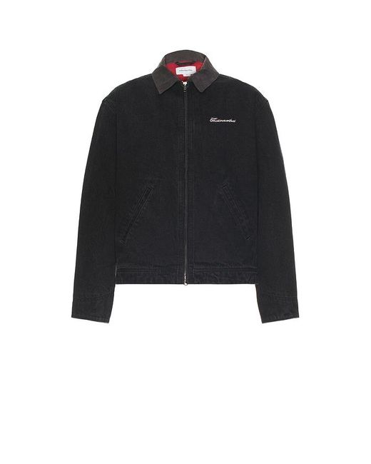 Thisisneverthat Black Denim Work Jacket for men