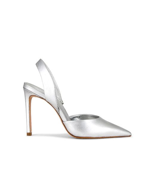 SCHUTZ SHOES Lou Sling Back Pump in White | Lyst