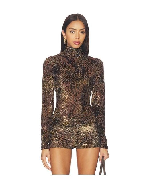 Siedres Brown Cody Top