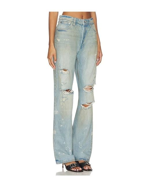 EB DENIM Blue Sofia High Rise Relaxed