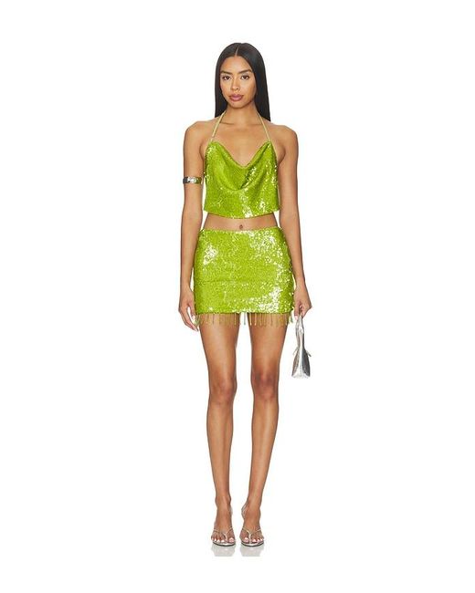 superdown Green Fallon Top
