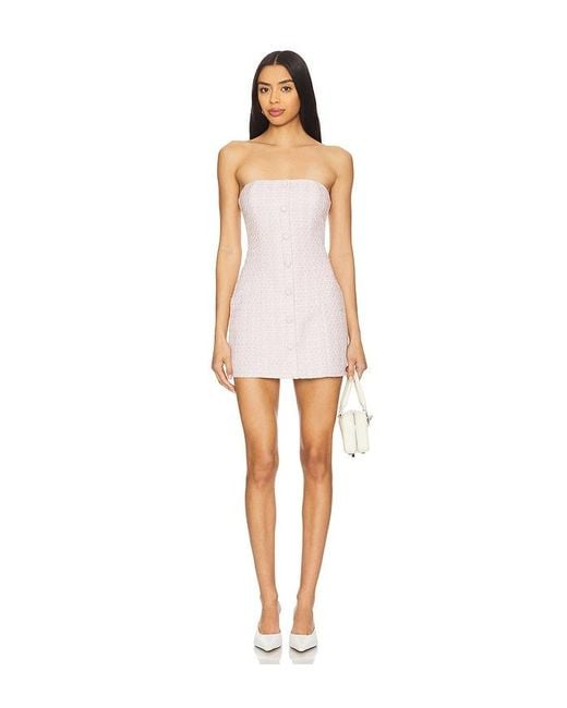 MORE TO COME White Bobbi Mini Dress