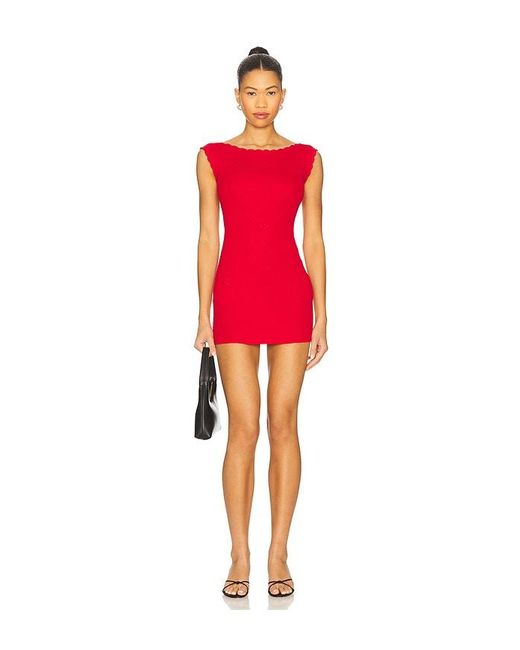 Frankie's Bikinis Red Kleid Leila