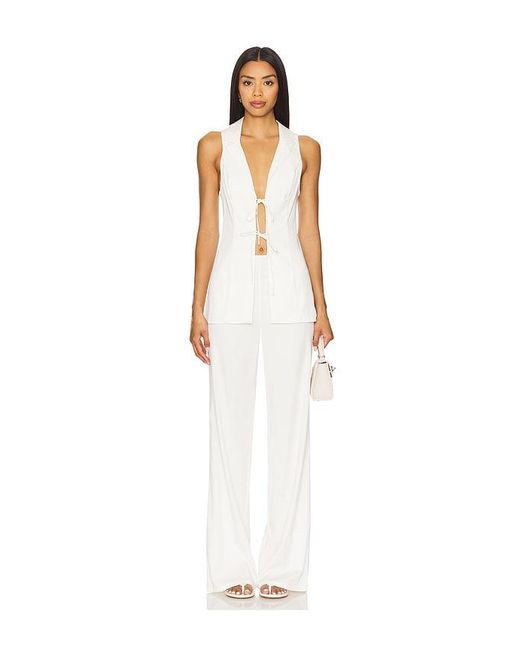 House of Harlow 1960 White X Revolve Arlo Pant