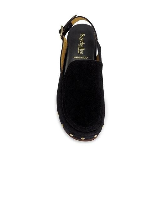Seychelles Black Backlot Slingback Clog Pump