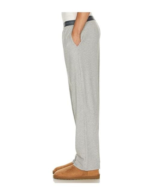 Tommy John Gray Waffle Pant for men