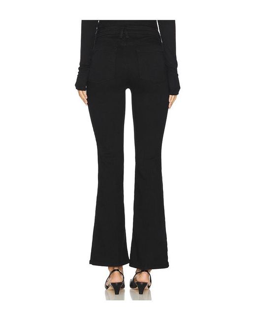 GOOD AMERICAN Black Good Petite Flare Jeans