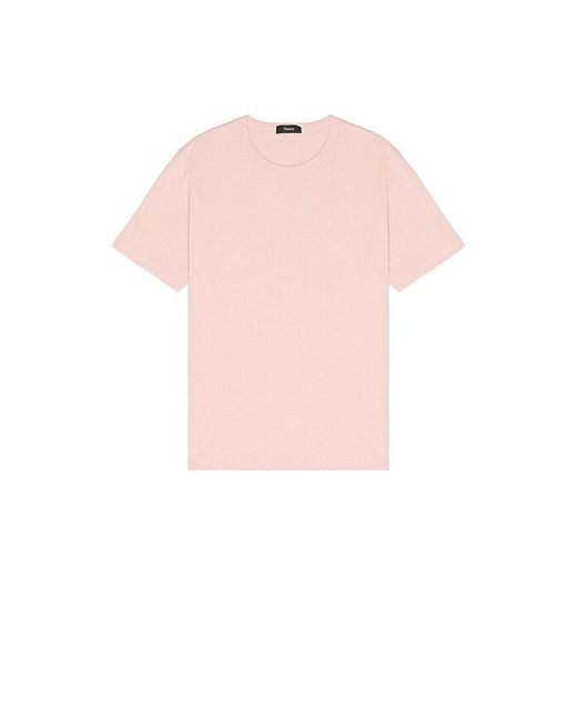 Theory Pink Essential Tee for men