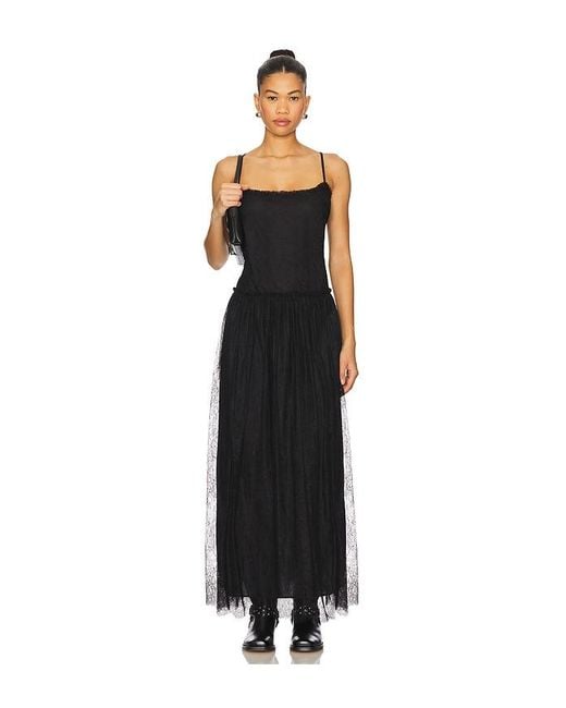 House of Harlow 1960 Black X Revolve Ina Maxi Dress