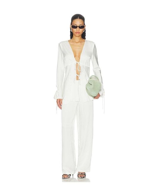Lioness White Bloom Pant
