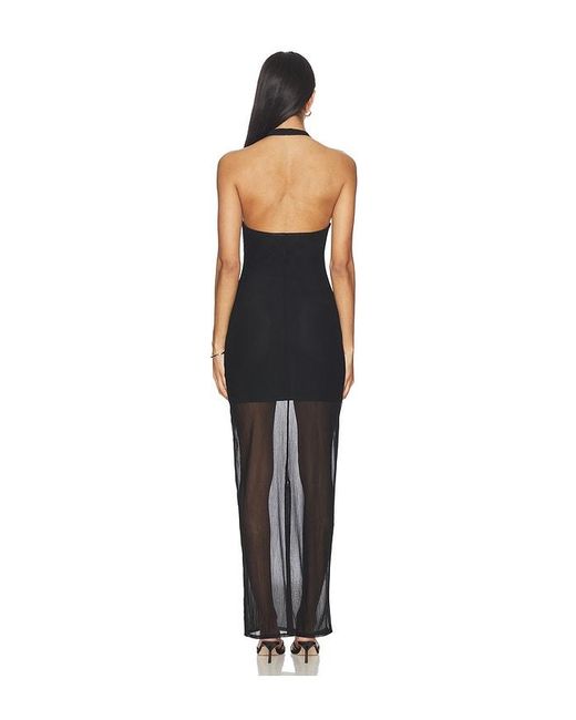 Lovers + Friends Black Liliah Gown