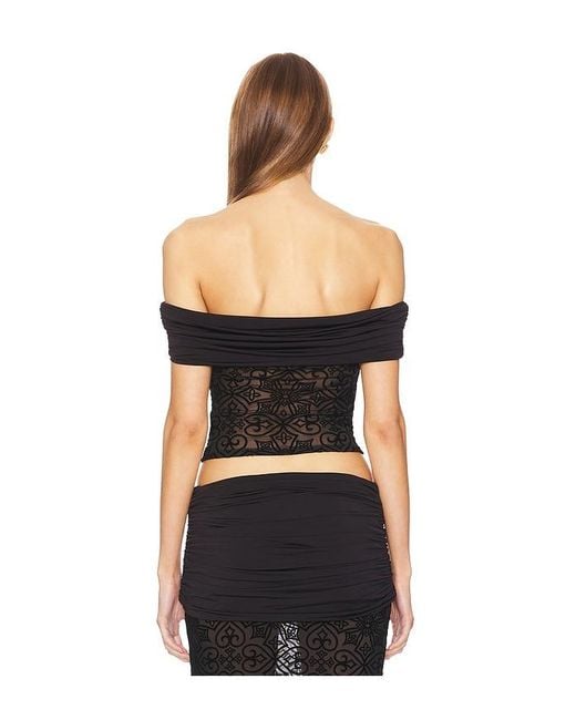 LOBA Black Violeta Top