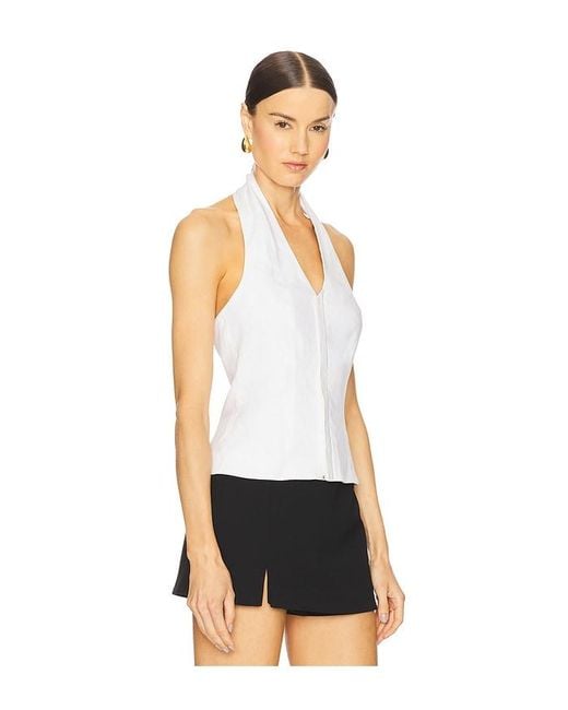 A.L.C. White Cora Top