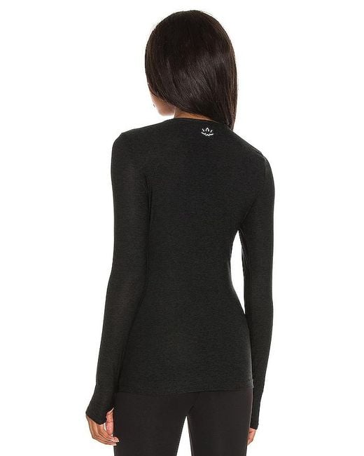 Beyond Yoga Black Classic Crew Pullover