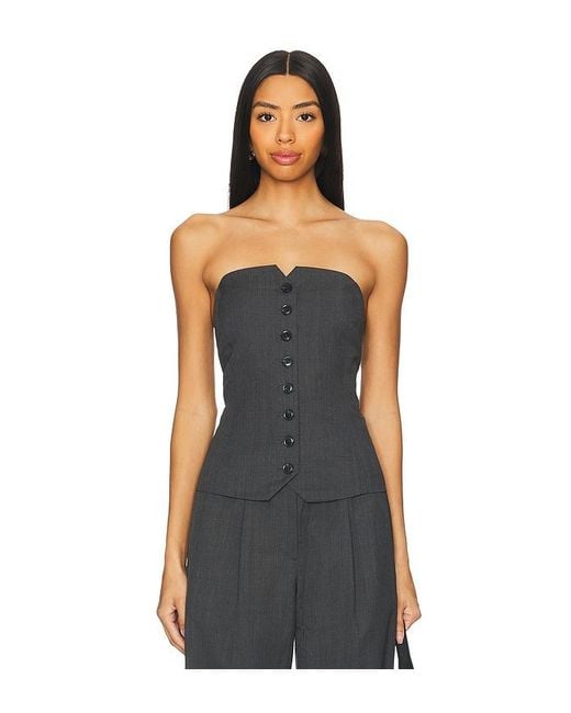 BUSTIER en Grey Samsøe & Samsøe en coloris Black
