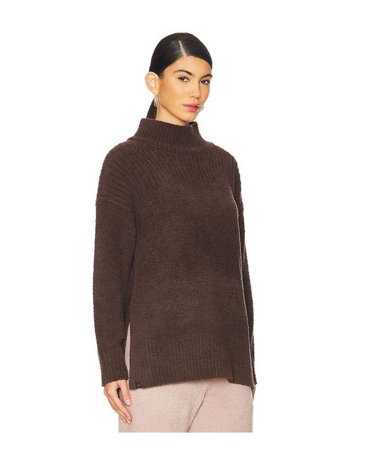 Barefoot Dreams Cozychic High Low Pullover プルオーバー Brown