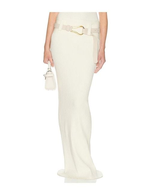 Helsa White Corinne Skirt
