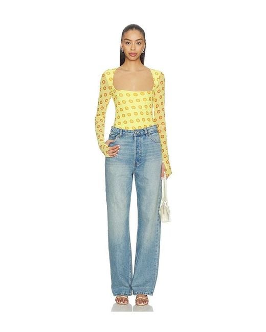 AFRM Blue Ines Top
