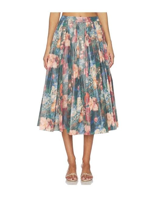 Prabal Gurung Multicolor Pleated Skirt