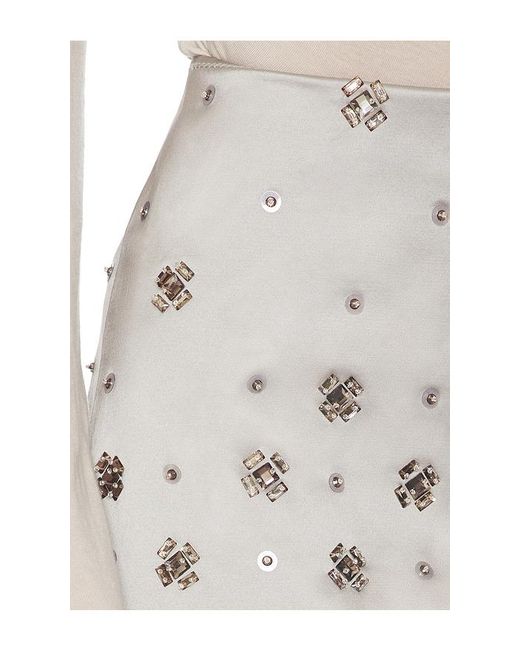 Veronica Beard White Olenna Skirt