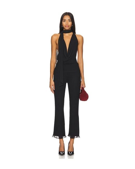 MAJORELLE Black Kelly Halter Top