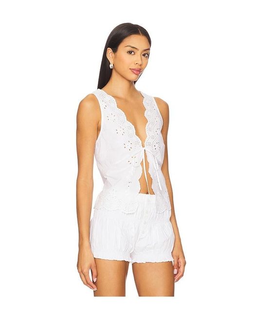 Tularosa White Tessia Top