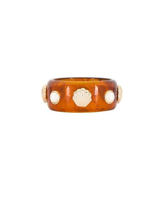 petit moments Orange Detailed Resin Cuff