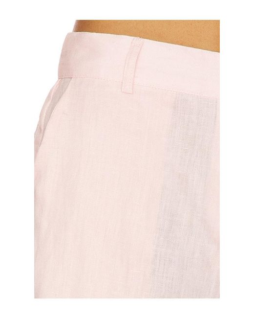 AEXAE White X Revolve Linen Pencil Short