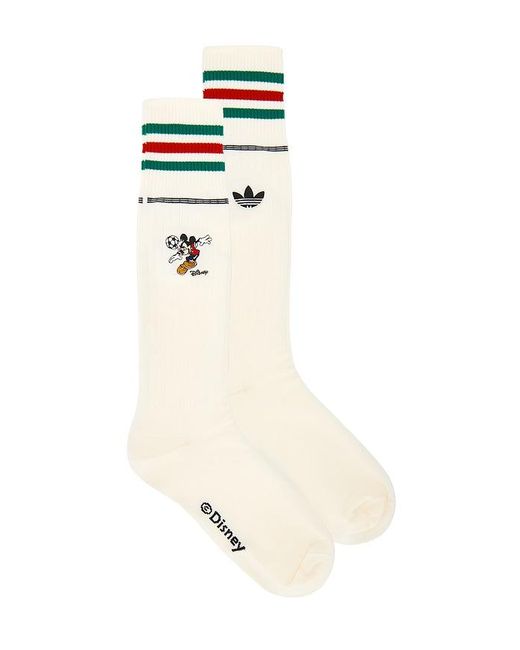 Adidas Originals White X Brain Dead X Disney Socks for men