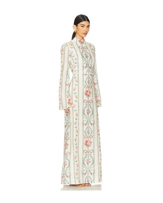 Agua Bendita Arcilla Mosqueta マキシドレス White