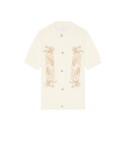 Central Park West Resort-Shirt Anderson in Natural für Herren