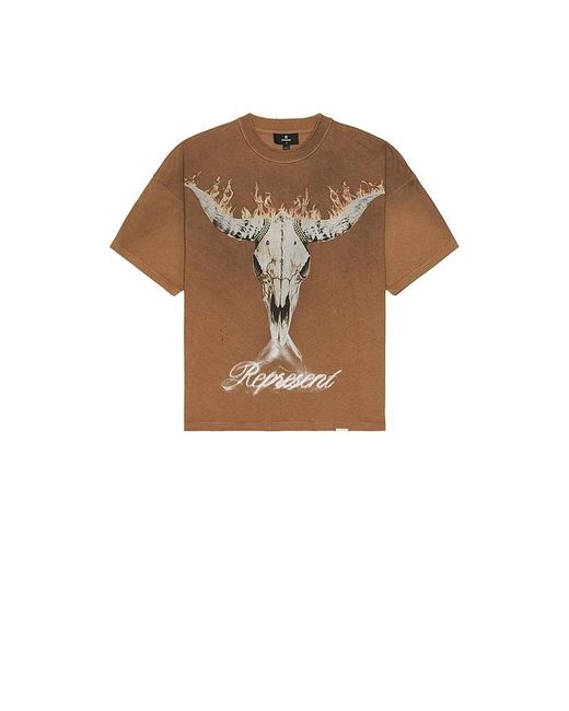 Represent Brown British Cowboys Tee for men